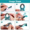 image:imageG2PLUS Nail Forms for Gel Builder 500PCS Nail Extension Forms Long Length Reusable Tip Shape Guide Stickers for DIY and Home Use Salon SuppliesGreen