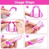 image:imageG2PLUS Nail Forms for Gel Builder 500PCS Nail Extension Forms Long Length Reusable Tip Shape Guide Stickers for DIY and Home Use Salon SuppliesRed