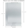 image:imageG2PLUS Portable Folding Vanity Mirror UltraSlim Aluminum Shell Travel Mirror 4x3 Inch Small Mirror for Travel Bathroom Makeup Beauty Grooming6L x 4W
