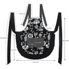 image:imageG2PLUS Thick Lemon Cotton Apron Kitchen Apron for Women Adjustable Cooking Apron with Pocket for Baking Garden ChristmasBlackfloral