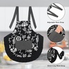 image:imageG2PLUS Thick Lemon Cotton Apron Kitchen Apron for Women Adjustable Cooking Apron with Pocket for Baking Garden ChristmasBlackfloral