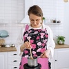 image:imageG2PLUS Thick Lemon Cotton Apron Kitchen Apron for Women Adjustable Cooking Apron with Pocket for Baking Garden ChristmasPinkblackmorning Glory