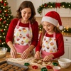 image:imageG2PLUS Thick Lemon Cotton Apron Kitchen Apron for Women Adjustable Cooking Apron with Pocket for Baking Garden ChristmasPinkcupcake Set