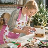 image:imageG2PLUS Thick Lemon Cotton Apron Kitchen Apron for Women Adjustable Cooking Apron with Pocket for Baking Garden ChristmasPinkcupcake Set