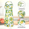 image:imageG2PLUS Thick Lemon Cotton Apron Kitchen Apron for Women Adjustable Cooking Apron with Pocket for Baking Garden ChristmasYellowclassic