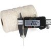 image:imageG2PLUS White Cotton String 1MM 656 Feet Cotton Bakers Twine for Tying Meat Roasting Sausage Turkey Butchers OffWhiteBeige