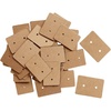 image:imageG2PLUS 200PCS Earring Display Cards Kraft Paper Earrings Holder Card 110 x 157 Ear Stud Earring Card for Handmade Earrings Studs Selling and Small Jewelries BrownBrown200PCS Small Earring Cards
