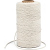 image:imageG2PLUS Black String 2MM 328 Feet Natural Cotton String for Crafts Black Cotton Bakers Twine String Packing String for Gift Wrapping DIY Arts and Crafts Halloween Christmas DecorOff White