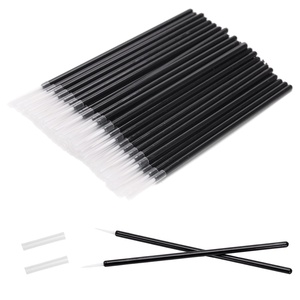 image:imageG2PLUS 100pcs Eyeliner Brush Disposable Pointed Makeup Applicators Black Eyelash Serum Brushes amp Eyeshadow Applicators for Professional Makeup Precise Eye Makeup Beauty Salon ToolsBlack