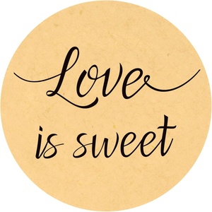 image:imageG2PLUS Love is Sweet Stickers Labels Wedding Favor Label Sticker 2 in Round Wedding Treat Sticker for Gift Wrapping Anniversary Engagement Birthday Baby Shower Party Favors