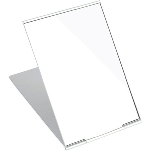 image:imageG2PLUS Portable Folding Vanity Mirror UltraSlim Aluminum Shell Travel Mirror 4x3 Inch Small Mirror for Travel Bathroom Makeup Beauty Grooming6L x 4W