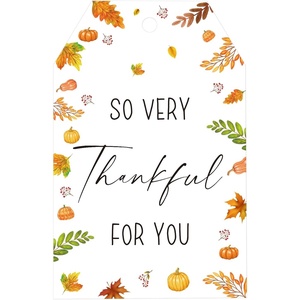 image:imageG2PLUS Thanksgiving Thank You Tags  50Pcs So Very Thankful for You Tags Fall Paper Tag with String for Gift Wrapping DIY Crafts Thanksgiving Day Autumn oliday Party FavorsLeaf  Pumpkin