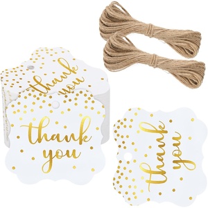 image:imageG2PLUS Wedding Favors Tags 100PCS Hugs and Kisses from The New Mr amp Mrs Tags 2x2 in Kraft Paper Gift Tag with String for Gift Wrapping Wedding Bridal Shower Anniversary Party FavorGold Thank You