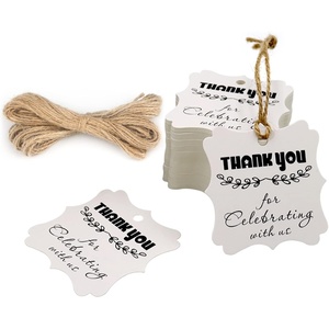 image:imageG2PLUS Wedding Favors Tags 100PCS Hugs and Kisses from The New Mr amp Mrs Tags 2x2 in Kraft Paper Gift Tag with String for Gift Wrapping Wedding Bridal Shower Anniversary Party FavorWhite Blackcelebrating