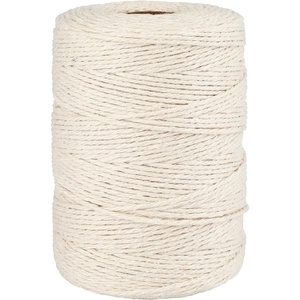 image:imageG2PLUS White Cotton String 1MM 656 Feet Cotton Bakers Twine for Tying Meat Roasting Sausage Turkey Butchers OffWhiteBeige