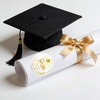 image:imageG2PLUS Graduation Stickers  120Pcs Class of 2026 Stickers 16in Silver Foil Graduation Cap Stickers Transparent Envelope Seal Sticker for Congrats Grad Invitation and Grad Party FavorsGraduation Thank You  White Gold