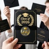 image:imageG2PLUS Graduation Stickers  120Pcs Class of 2026 Stickers 16in Silver Foil Graduation Cap Stickers Transparent Envelope Seal Sticker for Congrats Grad Invitation and Grad Party FavorsClass of 2026  Gold
