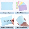 image:imageG2PLUS 60PCS Blank Kraft Greeting Cards 5x7 in Cardstock Paper  12 Rainbow Colors Thick Scalloped Card for DIY Crafts Baby Showers Wedding Invitations Note Handmade and MessagesMacaron