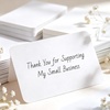 image:imageG2PLUS White Blank Business Cards 120PCS Small Note Card 4 x 24in Paper  Mini Thick DoubleSides Cardstock for Writing Greeting Cards Thank You Cards for Small Business and DIY UseWhite