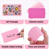 image:imageG2PLUS White Blank Business Cards 120PCS Small Note Card 4 x 24in Paper  Mini Thick DoubleSides Cardstock for Writing Greeting Cards Thank You Cards for Small Business and DIY UsePink