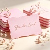image:imageG2PLUS White Blank Business Cards 120PCS Small Note Card 4 x 24in Paper  Mini Thick DoubleSides Cardstock for Writing Greeting Cards Thank You Cards for Small Business and DIY UsePink