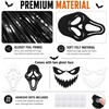 image:imageG2PLUS Halloween Foil Fringe Hanging Ghosts 2 Pack 33x66 FeetBlackOrangePurple