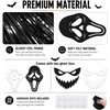 image:imageG2PLUS Halloween Foil Fringe Hanging Ghosts 2 Pack 33x66 FeetBlackWhite