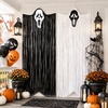 image:imageG2PLUS Halloween Foil Fringe Hanging Ghosts 2 Pack 33x66 FeetBlackWhite